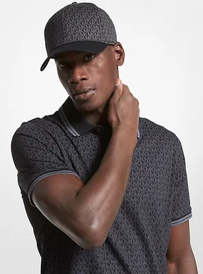 Logo Print Cotton Baseball Hat