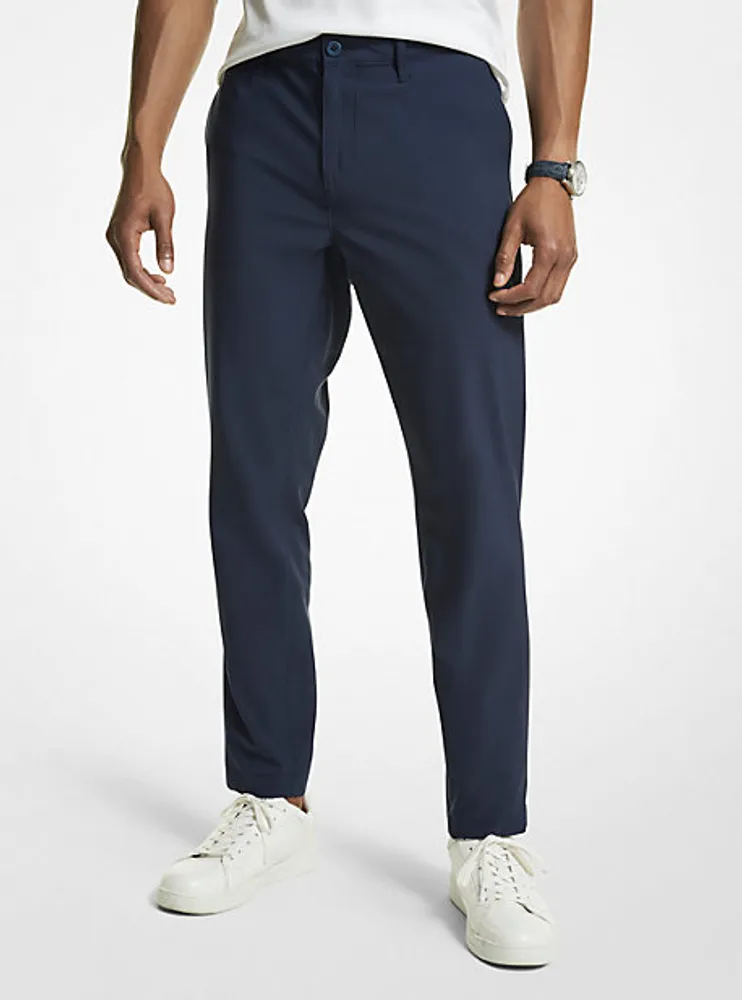 Slim-Fit Stretch Cotton Golf Pants