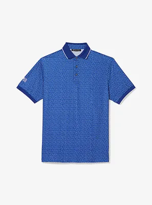 Printed Stretch Golf Shirt