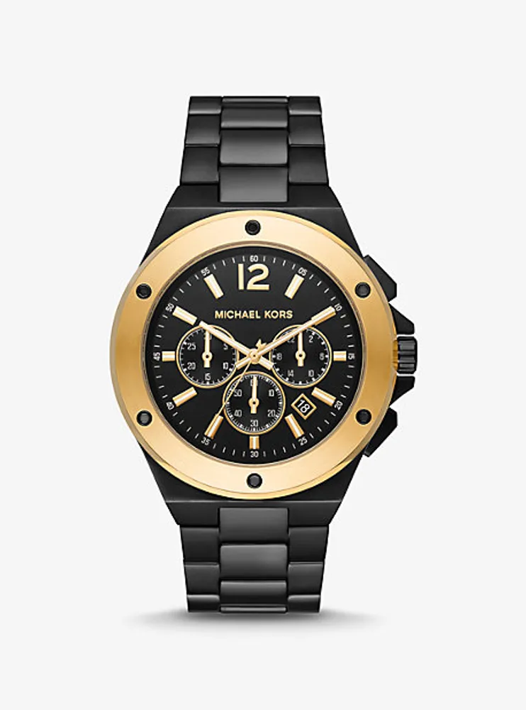 Montre Lennox surdimensionnée à deux tons