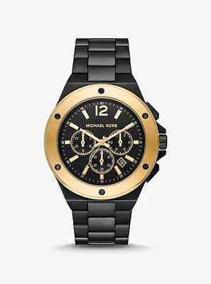 Oversized Lennox Two-Tone Watch