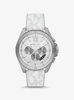 Montre Brecken surdimensionnée argentée à logo