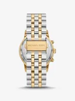 Oversized Hutton Two-Tone Watch
