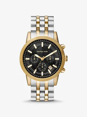 Oversized Hutton Two-Tone Watch
