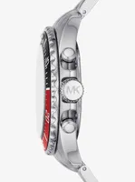 Montre Everest surdimensionnée argentée