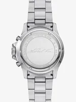 Montre Everest surdimensionnée argentée