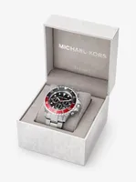 Montre Everest surdimensionnée argentée
