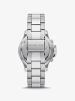 Montre Everest surdimensionnée argentée