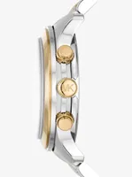 Oversized Slim Runway Two-Tone Watch