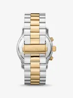 Oversized Slim Runway Two-Tone Watch