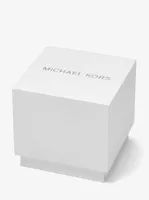 Oversized Runway White-Tone Watch