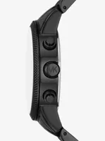 Oversized Hutton Black-Tone Watch