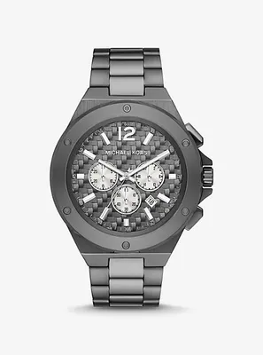 Oversized Lennox Gunmetal Watch