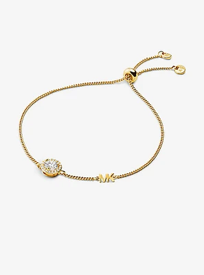 Sterling Pavé Halo Bracelet