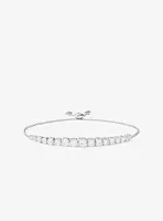 Sterling Silver Tennis Slider Bracelet