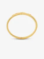 Mott Gold-Tone Logo Bangle