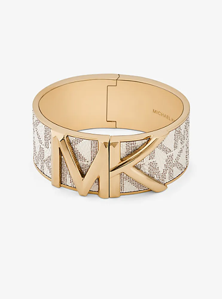 Bracelet Fulton doré à logo