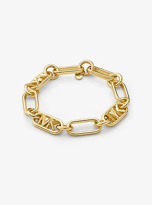 Bracelet à maillons en laiton placage métal précieux