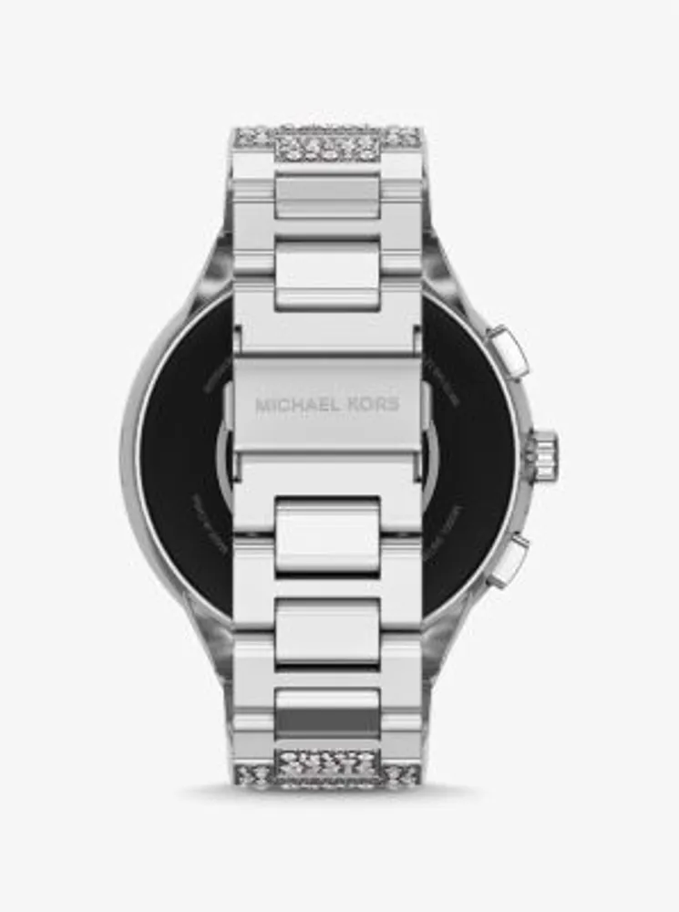 Gen 6 Camille Pavé Silver-Tone Smartwatch