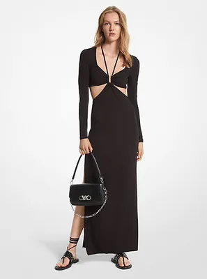 Matte Jersey Cutout Maxi Dress