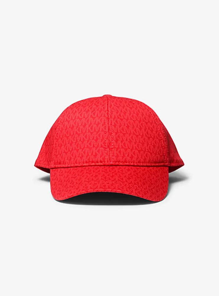 Logo Print Stretch Cotton Baseball Cap