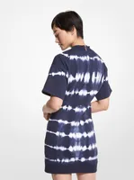 Robe en ratine de coton biologique à effet teint au nœud