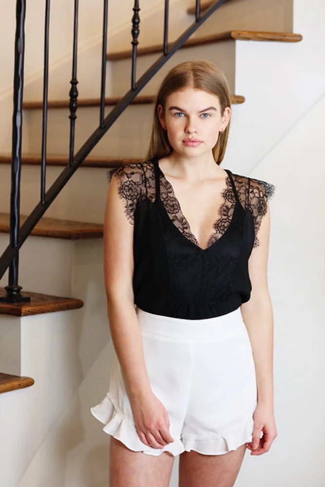 remi ruffle shorts