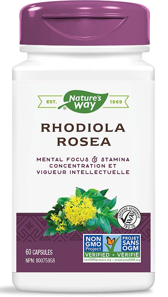 NATURE'S WAY Rhodiola Rosea (60 caps)