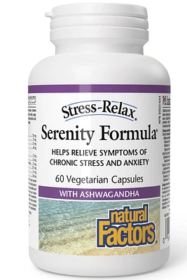 NATURAL FACTORS STRESS RELAX Serenity Formula (120 v-caps)