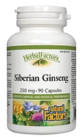 HERBAL FACTORS Siberian Ginseng (250 mg - 90 caps)