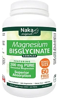 NAKA Magnesium Bisglycinate (200 mg - 260 veg caps)