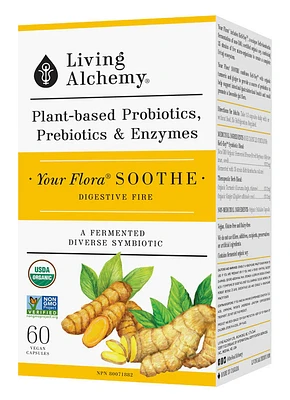 LIVING ALCHEMY Your Flora - Soothe (60 vegan caps)