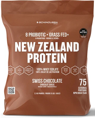 SCHINOUSSA NZ Whey Isolate + Probiotics (Swiss Chocolate - 2.3 kg)