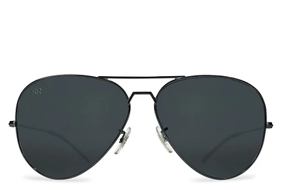 Shady Rays Aviator Elite - Black Stealth Polarized Sunglasses