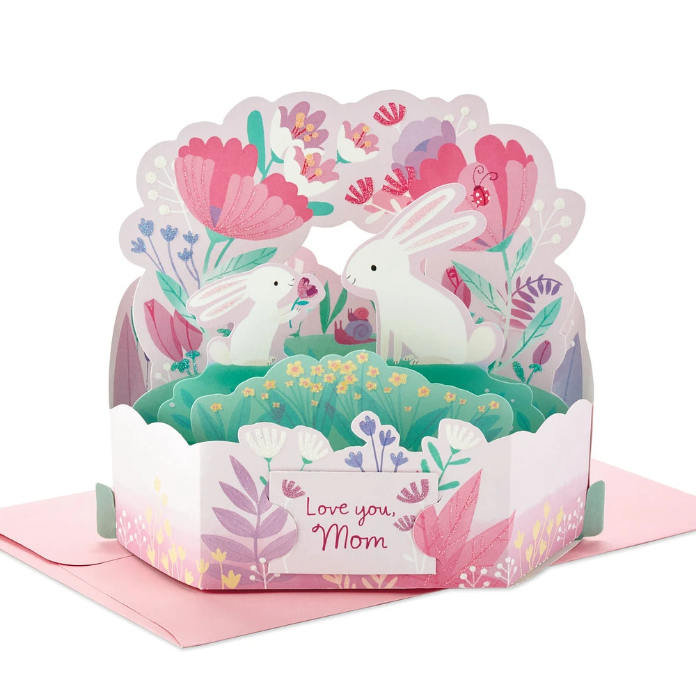 Paper Wonder Displayable Pop Up Birthday Card for Mom or Mothers Day C