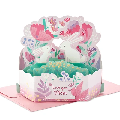 Paper Wonder Displayable Pop Up Birthday Card for Mom or Mothers Day C