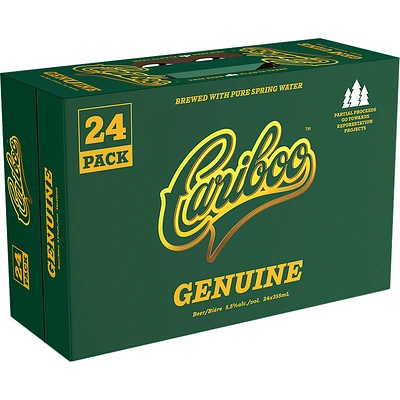 BCLIQUOR Pacific Western - Cariboo Genuine 24 Pack Can