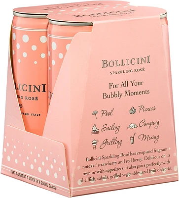 BCLIQUOR Bollicini - Sparkling Rose Can