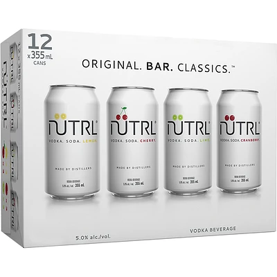 BCLIQUOR Nutrl - Vodka Soda Mixed Pack Can