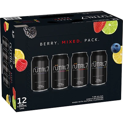 BCLIQUOR Nutrl7 - Berry Mixed 12 Pack Can
