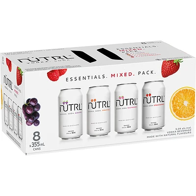 BCLIQUOR Nutrl - Vodka Soda Essentials Mixer