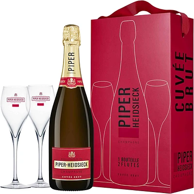 BCLIQUOR Piper Heidseck - Cuvee Brut Glass Pack