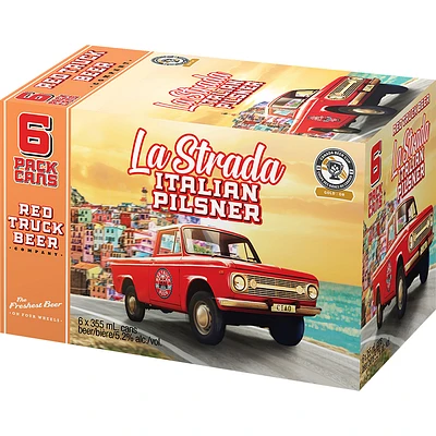 BCLIQUOR Red Truck - La Strada Pilsner Can