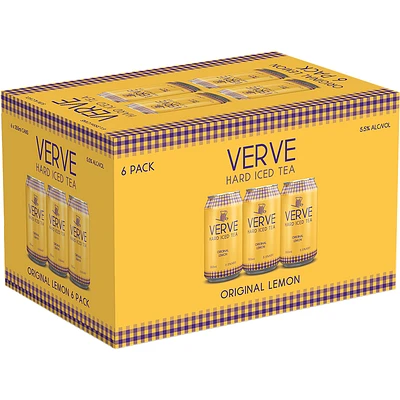 BCLIQUOR Verve - Hard Tea Original Lemon Can