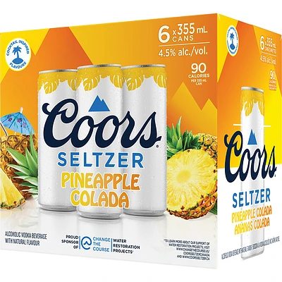 BCLIQUOR Coors Seltzer - Pineapple Colada Can