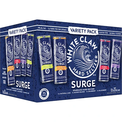 BCLIQUOR White Claw Surge - Variety Pack 12 Can