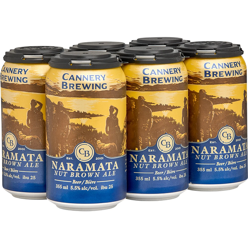 BCLIQUOR Cannery Brewing - Naramata Nut Brown Ale 6 Cans