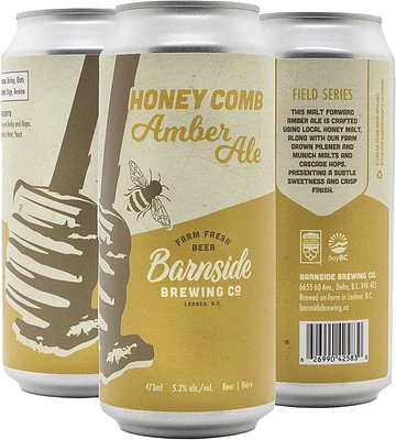 BCLIQUOR Barnside Brewing - Honey Comb Amber Ale Tall Can