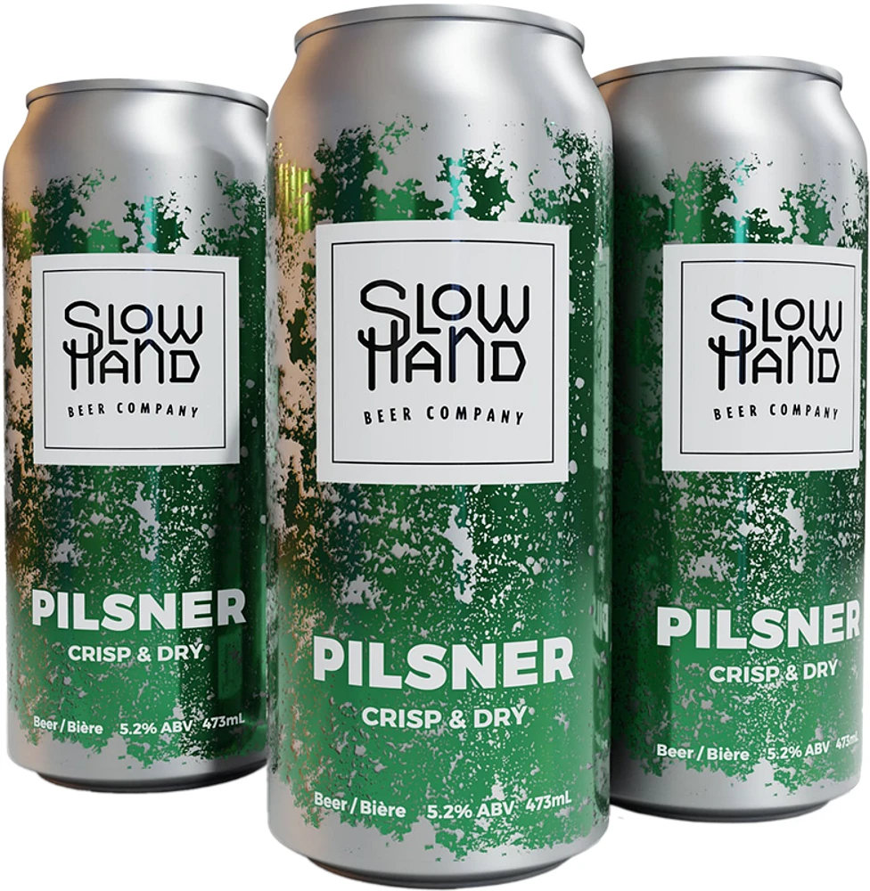 BCLIQUOR Slow Hand Beer Company - Pilsner Tall Can