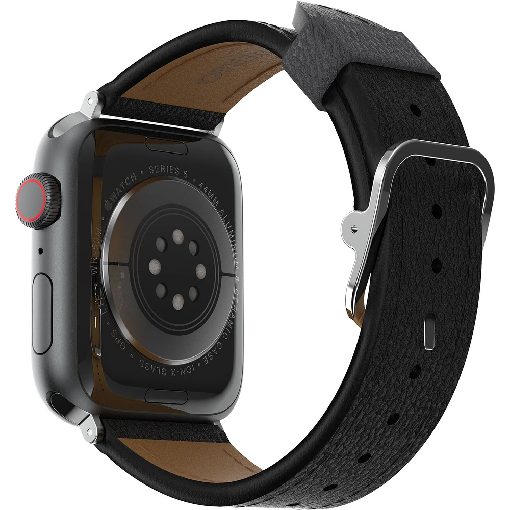 Otterbox Cactus Leather Apple Watch 42/44/45mm Band - Black